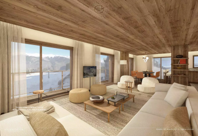 Location saisonnière Appartement de luxe Courchevel 5 Pièces 140 m²