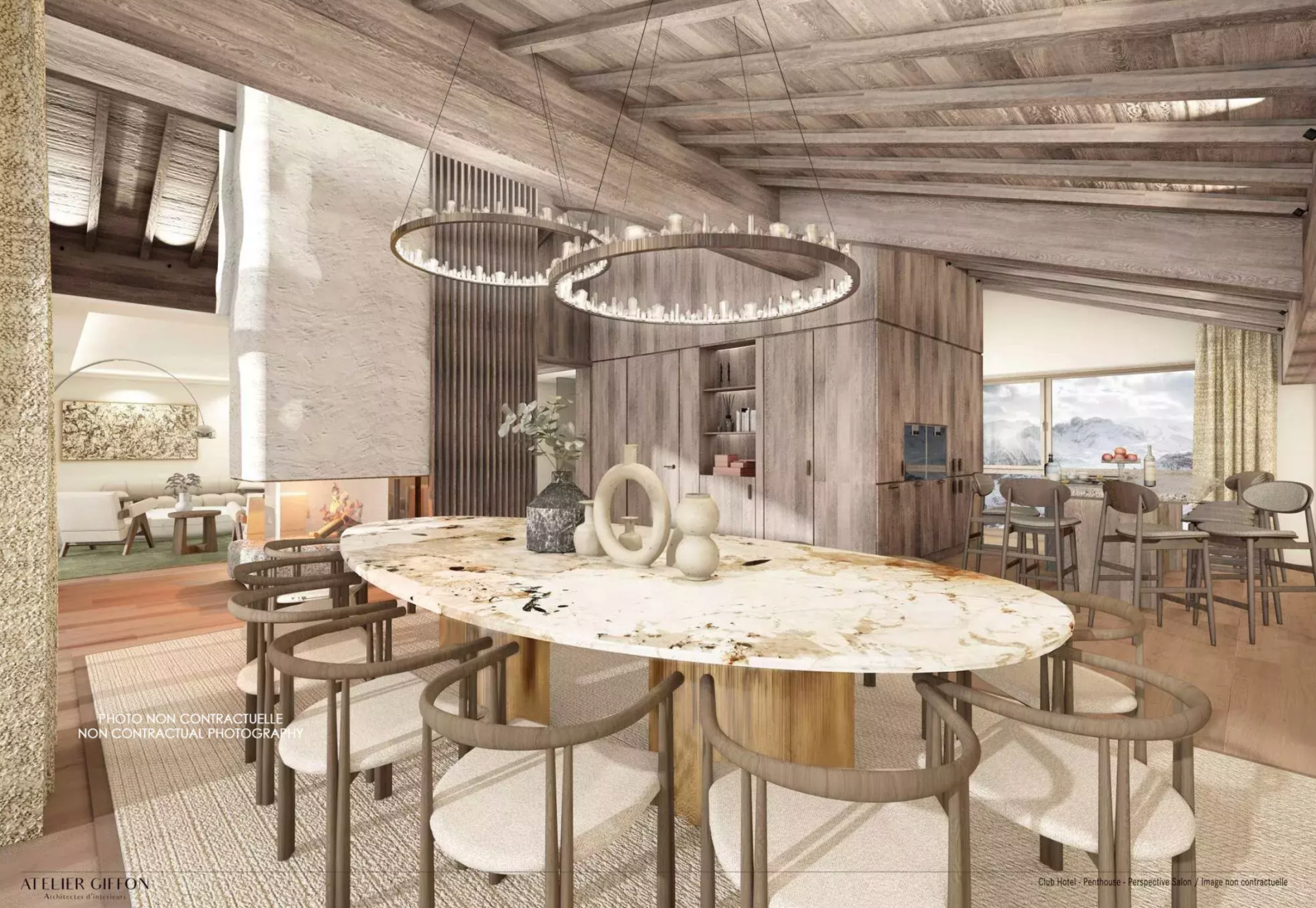 appartement de luxe 11 Pièces en location saisonnière sur COURCHEVEL (73120)