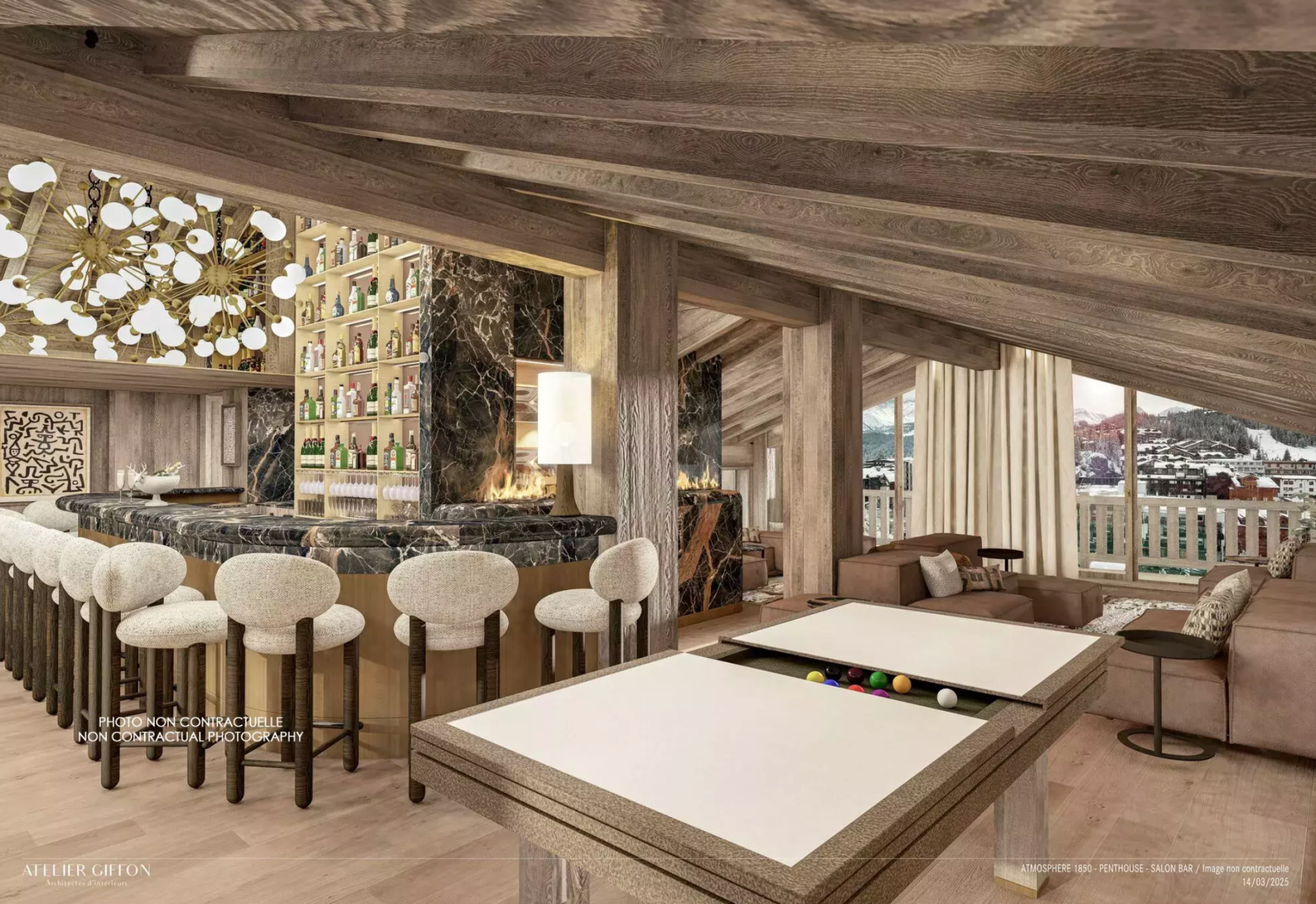 appartement de luxe 11 Pièces en location saisonnière sur COURCHEVEL (73120)