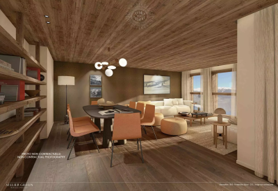 Location saisonnière Appartement de luxe Courchevel 5 Pièces 166 m²