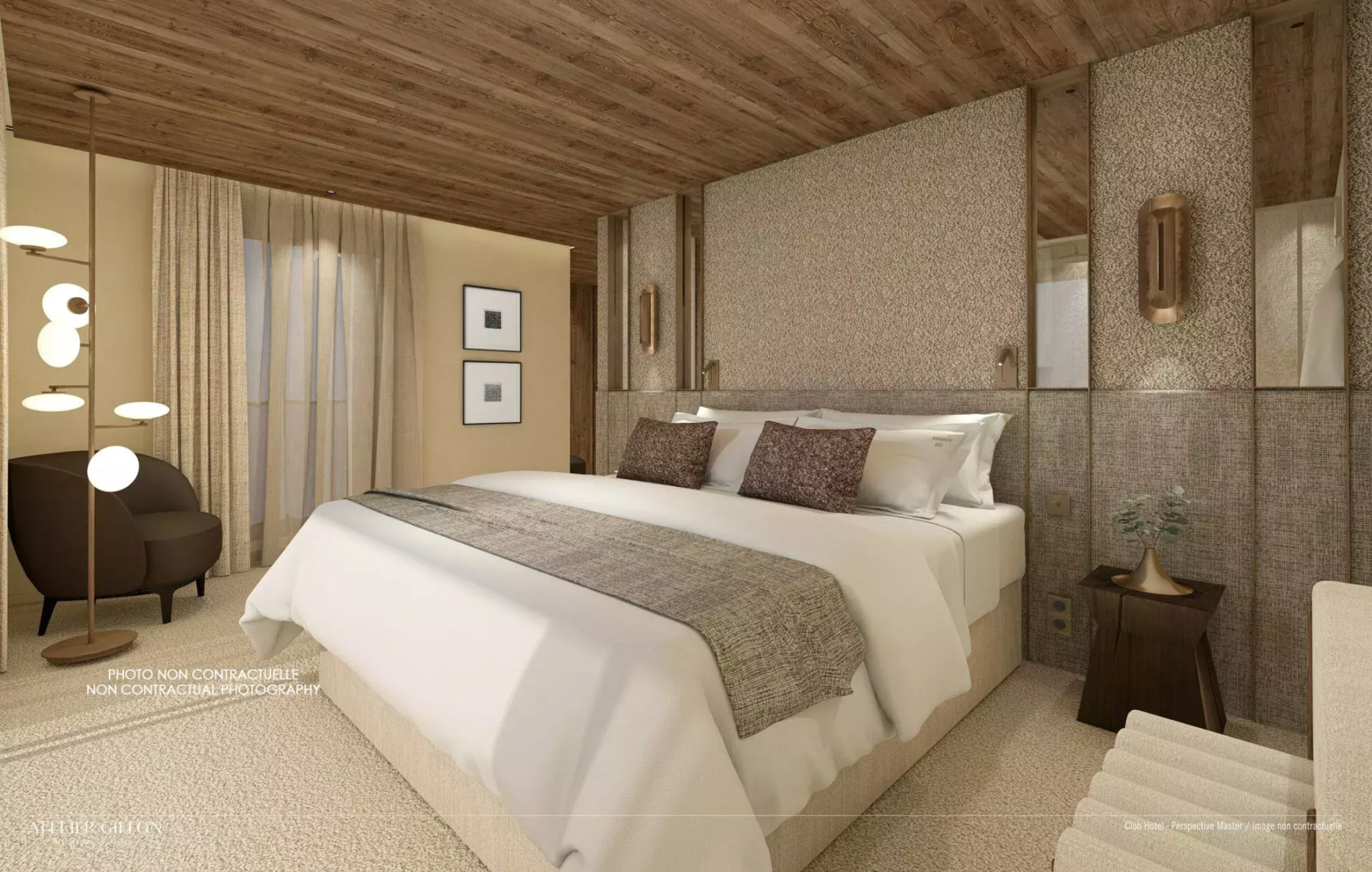 luxury apartment 3 Rooms for seasonal rent on COURCHEVEL (73120)