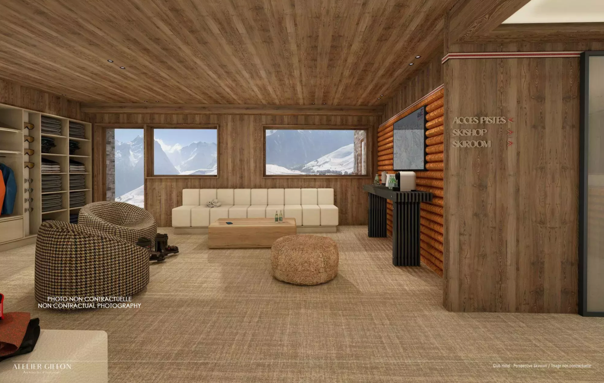 luxury apartment 3 Rooms for seasonal rent on COURCHEVEL (73120)