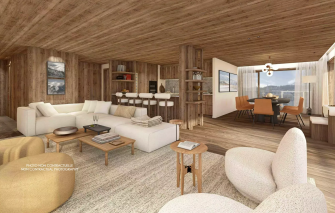luxury apartment 3 Rooms for seasonal rent on COURCHEVEL (73120)