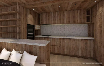 luxury apartment 3 Rooms for seasonal rent on COURCHEVEL (73120)