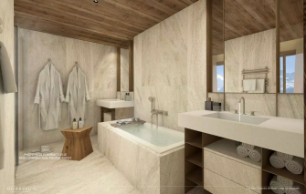 luxury apartment 3 Rooms for seasonal rent on COURCHEVEL (73120)