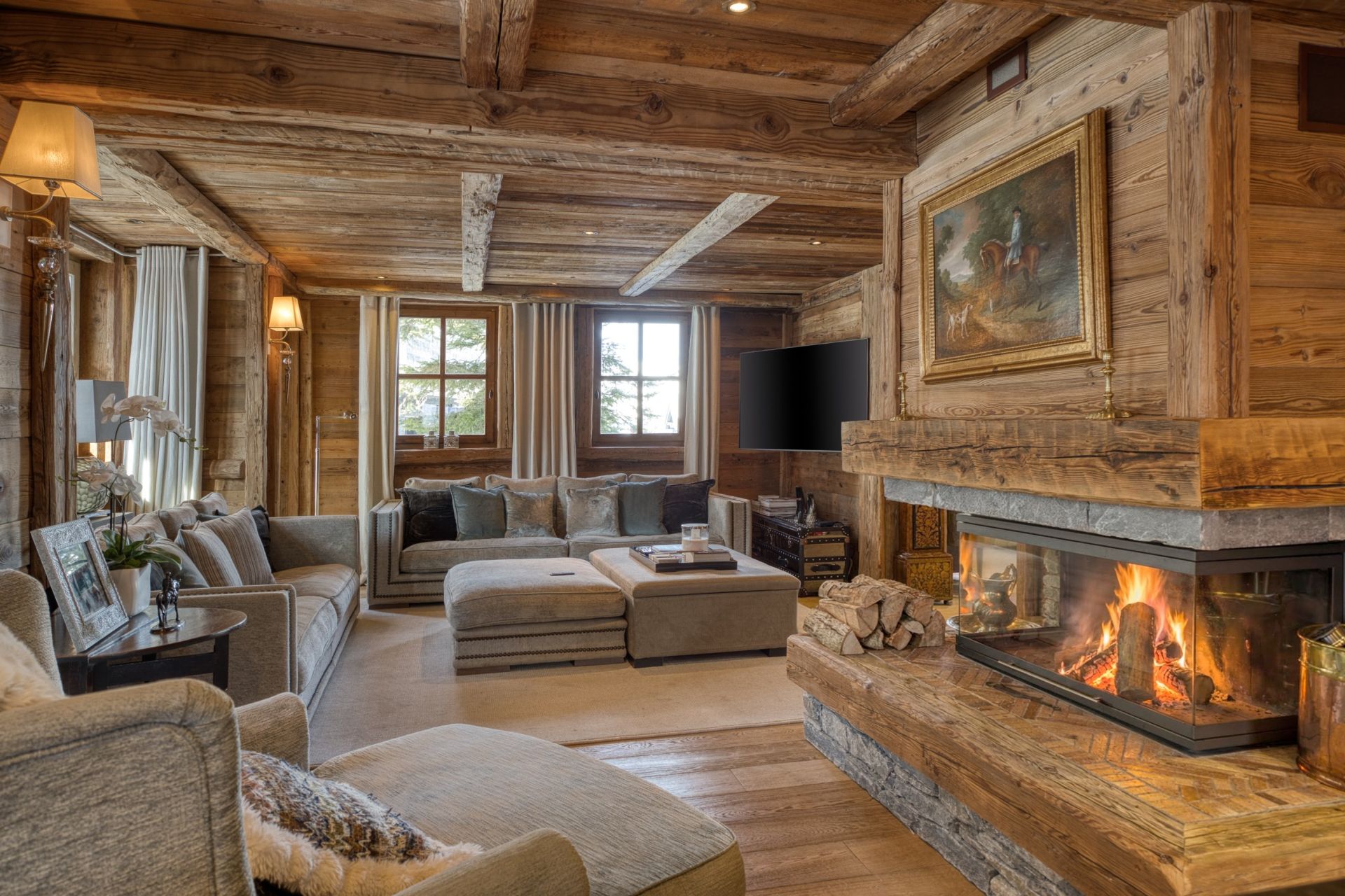 luxury chalet 8 Rooms for seasonal rent on COURCHEVEL (73120)