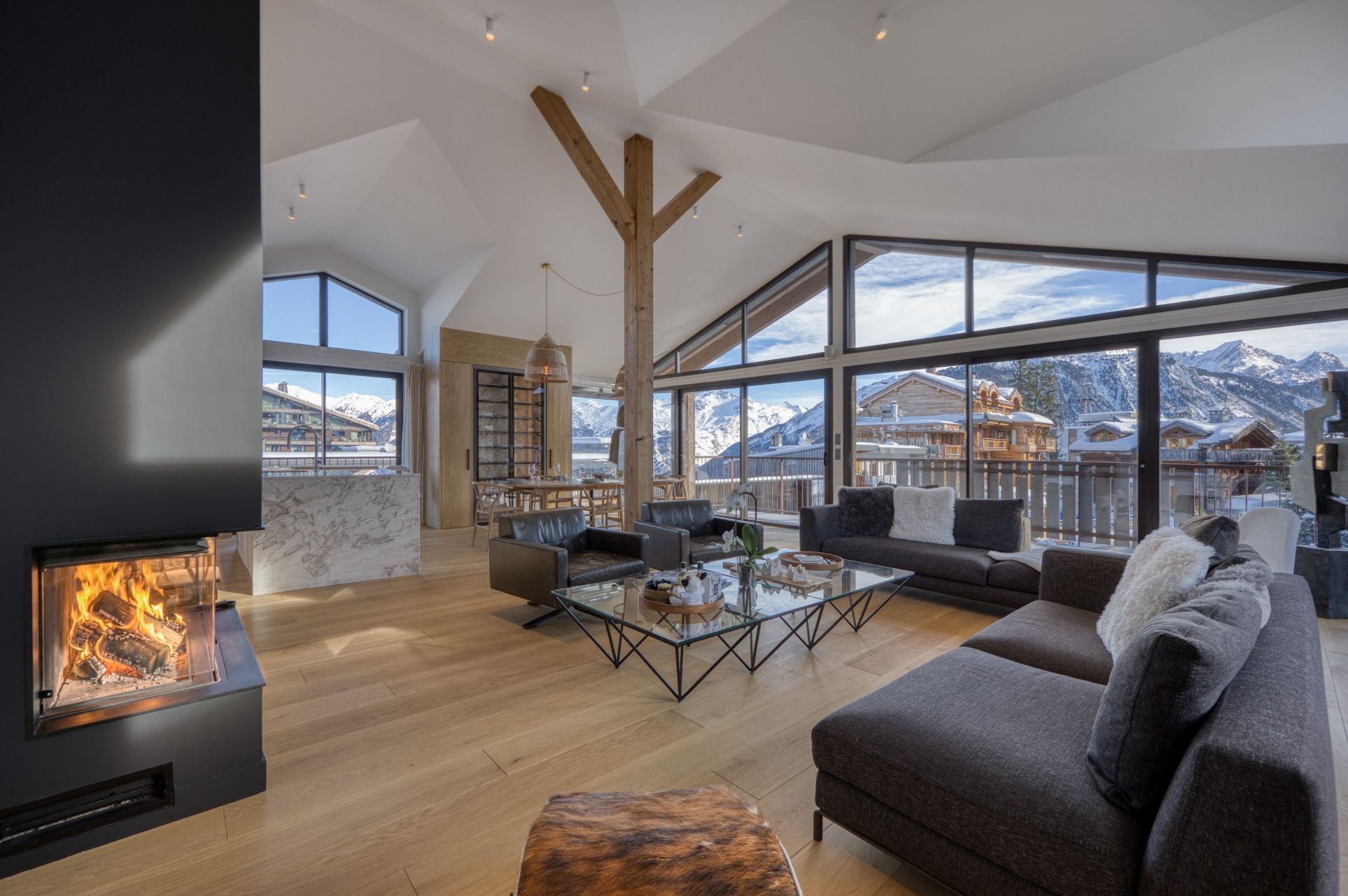 luxury apartment 6 Rooms for seasonal rent on COURCHEVEL (73120)