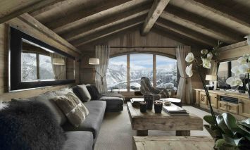 luxury chalet 8 Rooms for seasonal rent on COURCHEVEL (73120)