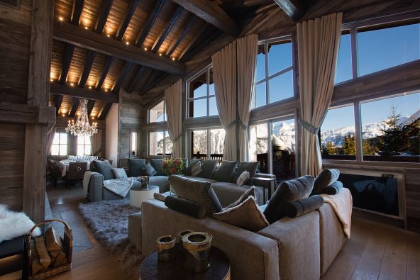 Location saisonnière Chalet de luxe Courchevel Courchevel 1850 6&nbsp;Pièces 600&nbsp;m²