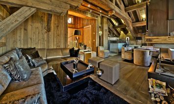 luxury chalet 5 Rooms for seasonal rent on COURCHEVEL (73120)