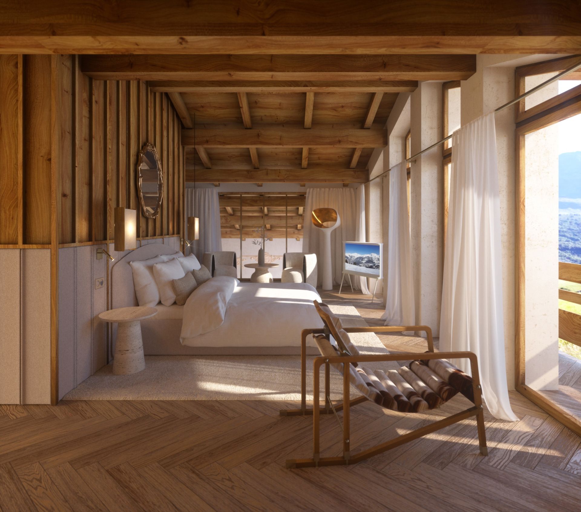 luxury chalet 10 Rooms for seasonal rent on COURCHEVEL (73120)