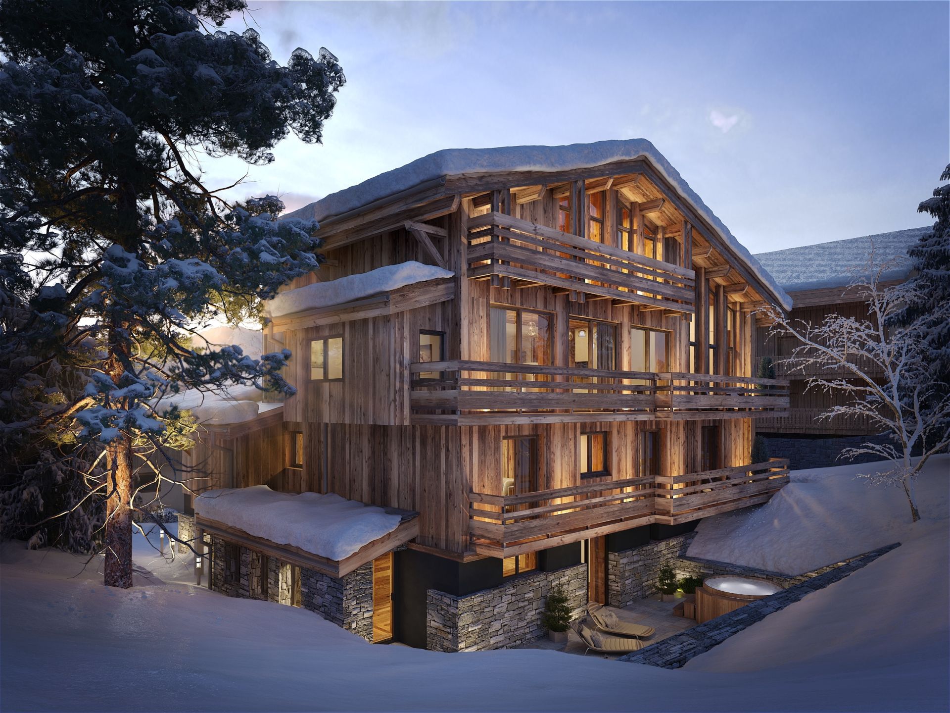 luxury chalet 10 Rooms for seasonal rent on COURCHEVEL (73120)