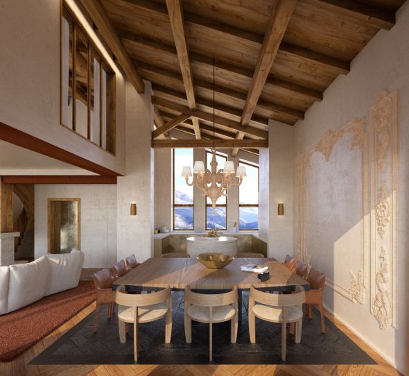Location saisonnière Chalet de luxe Courchevel Courchevel 1850 10&nbsp;Pièces 417&nbsp;m²