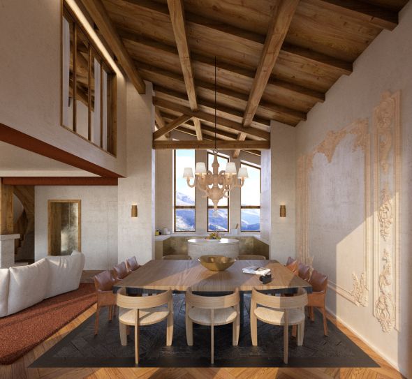 Rental Luxury chalet Courchevel Courchevel 1850 10&nbsp;Rooms 417&nbsp;m²